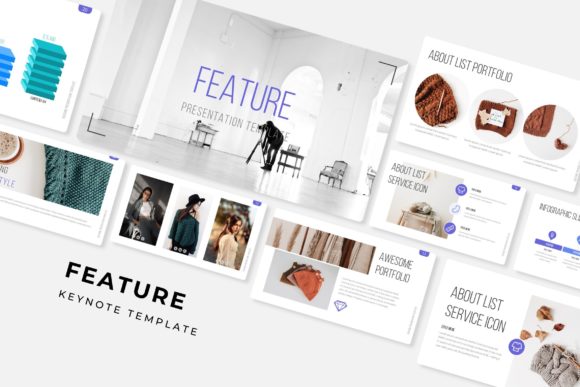 Feature Keynote Template: 150+ Slides for Stunning Presentations