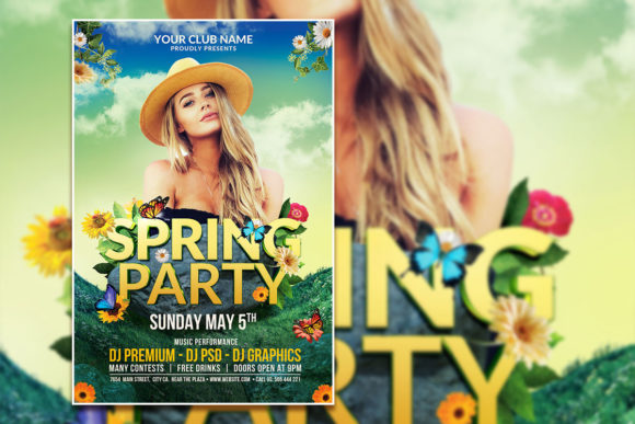 Modern Spring Festival Flyer Template: A Fresh Canvas for Your Event