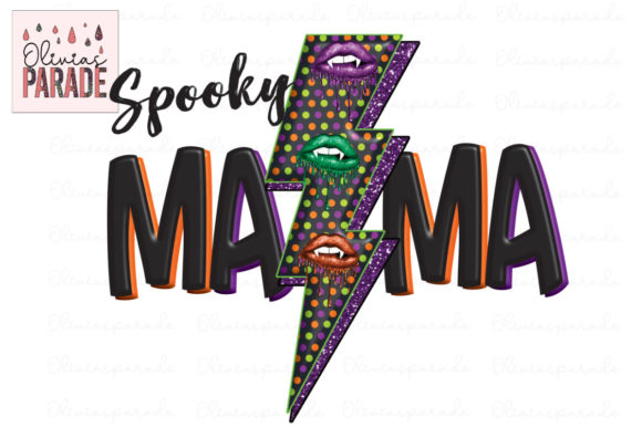 Spooky Mama Halloween Lips: A Lightning Design for Instant Impact