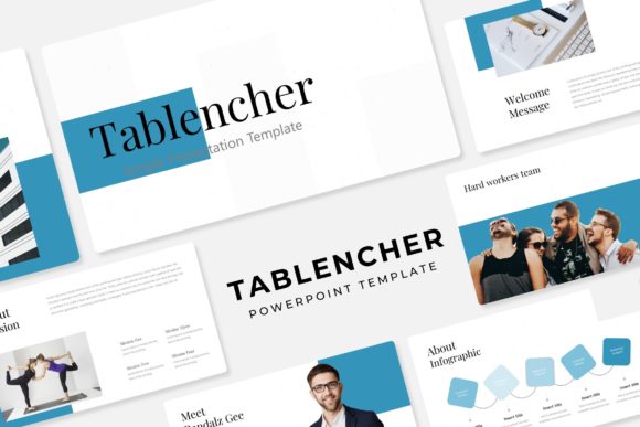 Tablencher: A Modern Presentation Template for Visual Storytelling