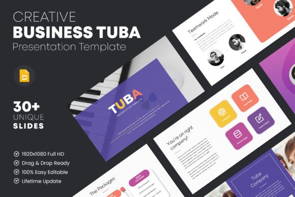 Tuba | Google Slides Template: Modern Design for Any Project