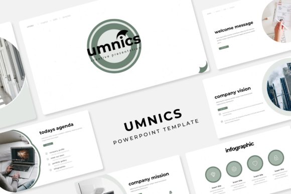 Umnics Power Point Template: Crafting Visually Cohesive Presentations