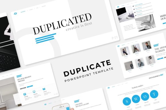 Unlock Polished Presentations with the Duplicated PowerPoint Template